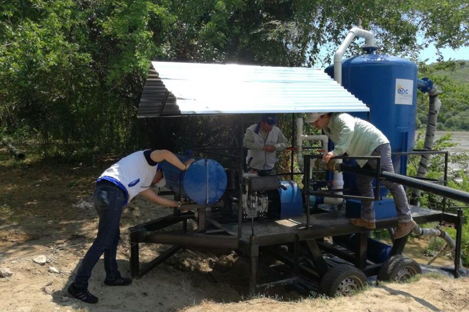 Empresas Públicas de Cundinamarca S.A. E.SP. (EPC), apoya al municipio de San Juan de Rioseco