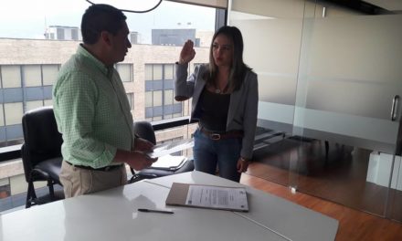Empresas públicas de Cundinamarca S. A. – ESP – (EPC)., en cabeza del Gerente Dr. Andrés Ernesto Díaz Hernández, le da la bienvenida a la Abogada, Rosa Yolanda Sánchez Aldana,