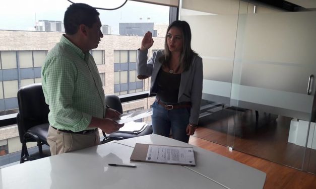 Empresas públicas de Cundinamarca S. A. – ESP – (EPC)., en cabeza del Gerente Dr. Andrés Ernesto Díaz Hernández, le da la bienvenida a la Abogada, Rosa Yolanda Sánchez Aldana,