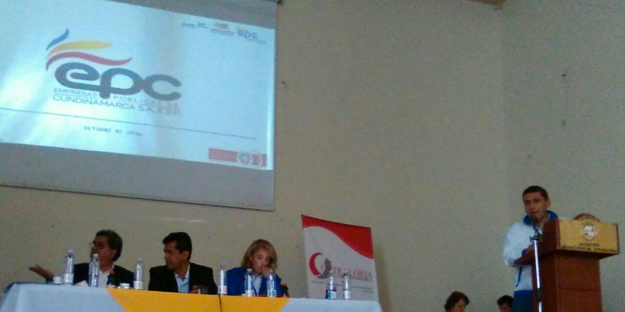 Empresas Públicas de Cundinamarca S.A. E.S.P. (EPC) asiste y participa en la Audiencia de Control Social y Ambiental