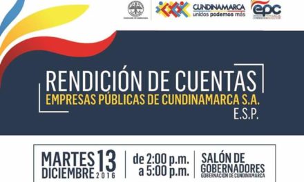 Mañana 13 de diciembre rendición de cuentas año 2016