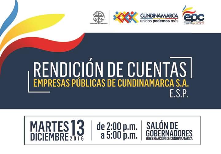 Mañana 13 de diciembre rendición de cuentas año 2016