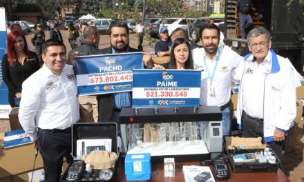 Entregamos equipos de procesamiento y potabilización del agua para nuestros municipios