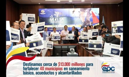 #EPC 💧| Con una gran firmatón de convenios para la ejecución de recursos del Plan Departamental de Aguas – #PDA, destinamos cerca de $13.000 millones para fortalecer a 40 municipios en materia de servicios de saneamiento básico, acueductos y alcantarillados.