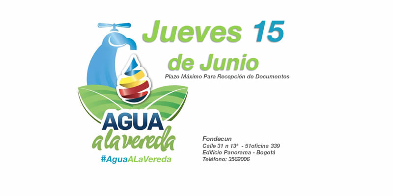 Fecha Limite Agua a la Vereda