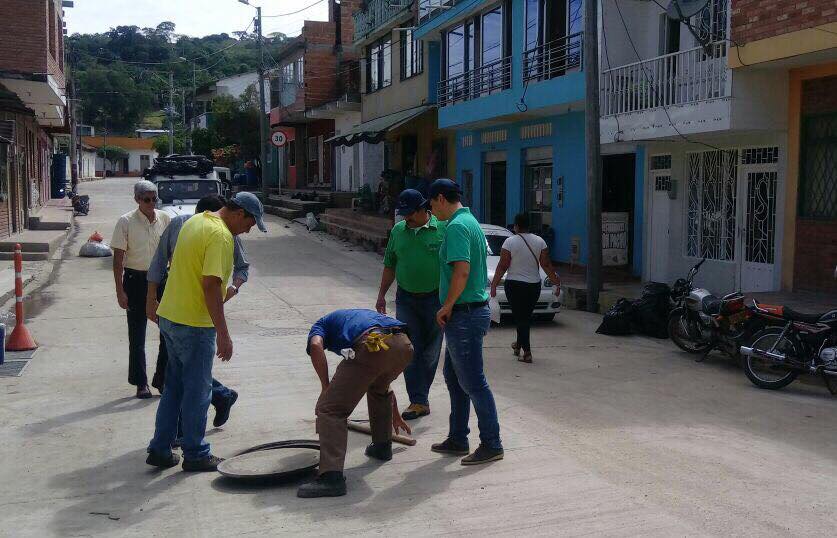 Municipio de Viotá se beneficia con obras de rehabilitación del sistema de Alcantarillado.