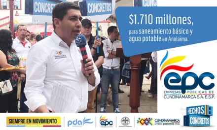 Gobierno departamental invierte $1.710 millones para saneamiento básico y agua potable a los anolaimunos.