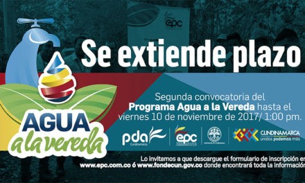 Segunda Convocatoria Agua a la vereda
