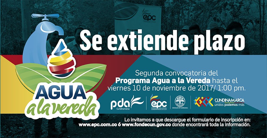 Segunda Convocatoria Agua a la vereda
