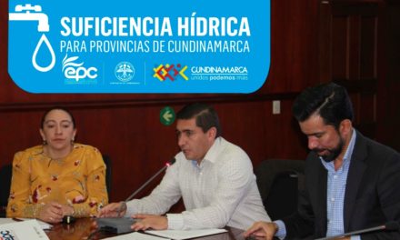 Suficiencia hídrica para provincias de Cundinamarca.