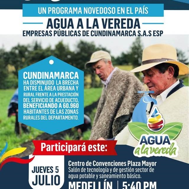 Empresas Públicas de Cundinamarca presente en el 20º Congreso Nacional e Internacional de Servicios Públicos, TIC y TV de Andesco.