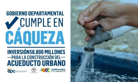 Contratado el acueducto de Cáqueza, un compromiso Jorge Emilio Rey Ángel – Gobernador Cundinamarca.
