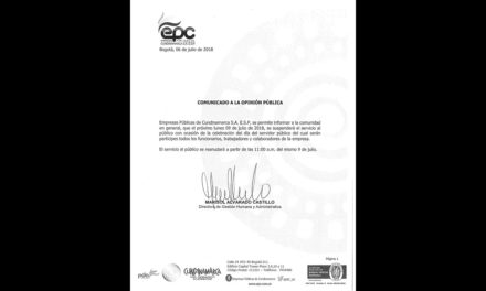 COMUNICADO A LA OPINIÓN PÚBLICA