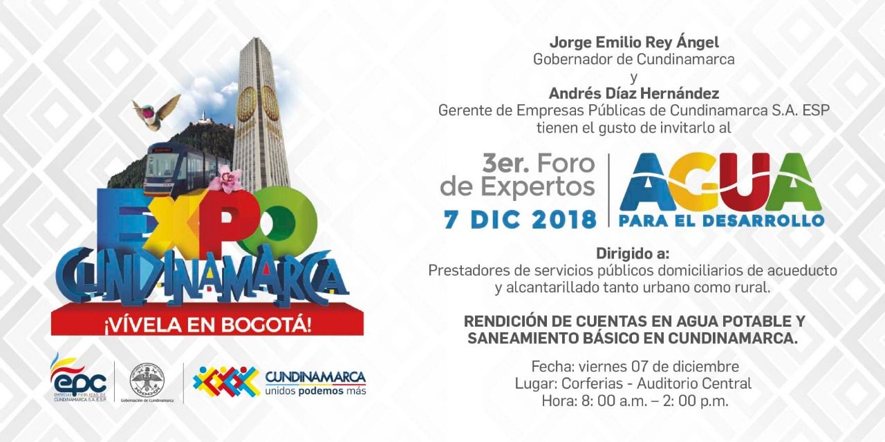 Foro “Agua para el Desarrollo, Gestión y Operación de los Servicios Públicos”