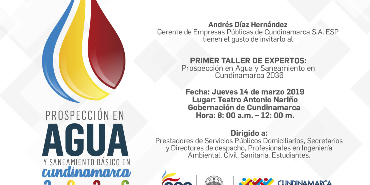 Prospección en Agua y Saneamiento Básico en Cundinamarca 2036.