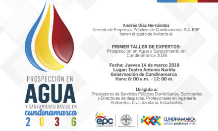 Prospección en Agua y Saneamiento Básico en Cundinamarca 2036.