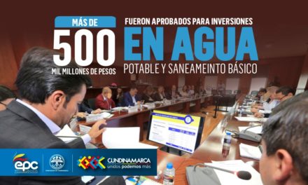 Más de 500 mil millones de pesos fueron aprobados para inversiones en agua potable y saneameinto básico.