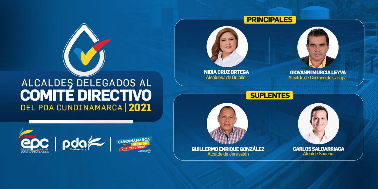 La alcaldesa de Quipile y el alcalde de Carmen de Carupa son los nuevos delegados al Comité directivo del PDA.