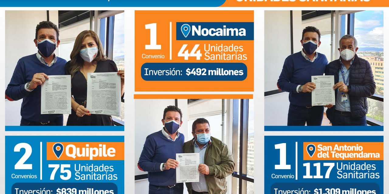 EPC entregará unidades sanitarias en Cundinamarca