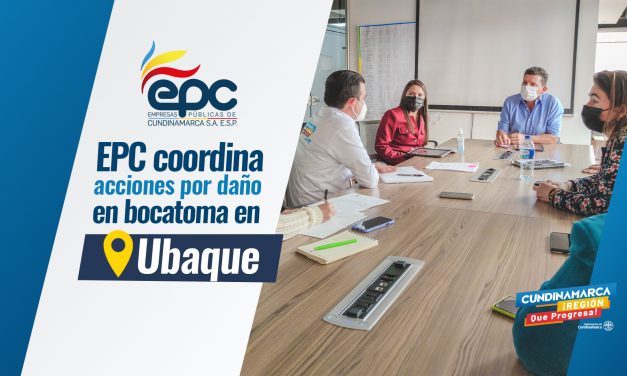 EPC coordina acciones por daño en bocatoma en Ubaque
