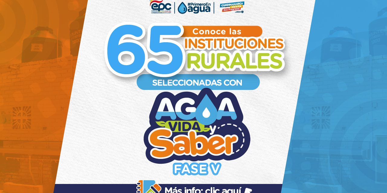 65 plantas de tratamiento de agua potable serán instaladas en escuelas rurales