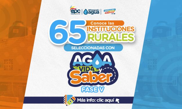65 plantas de tratamiento de agua potable serán instaladas en escuelas rurales