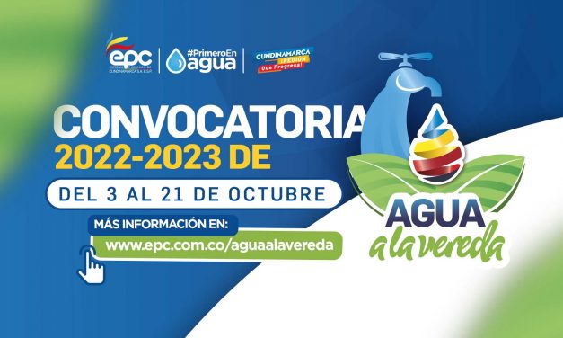 Cundinamarca lanza nueva convocatoria de Agua a la Vereda 2022-2023 para fortalecer 170 acueductos rurales