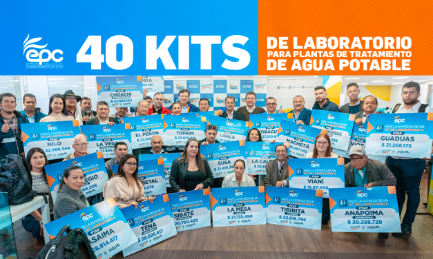 40 KITS  DE LABORATORIO PARA PLANTAS DE TRATAMIENTO DE AGUA POTABLE.