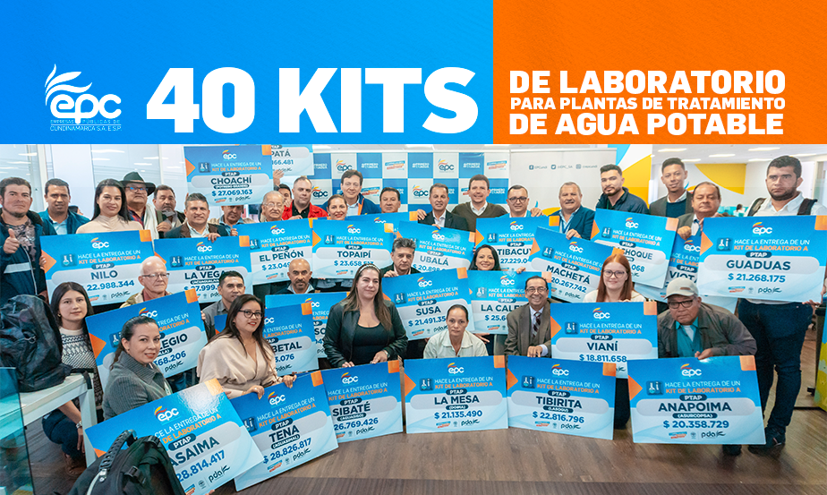 40 KITS  DE LABORATORIO PARA PLANTAS DE TRATAMIENTO DE AGUA POTABLE.