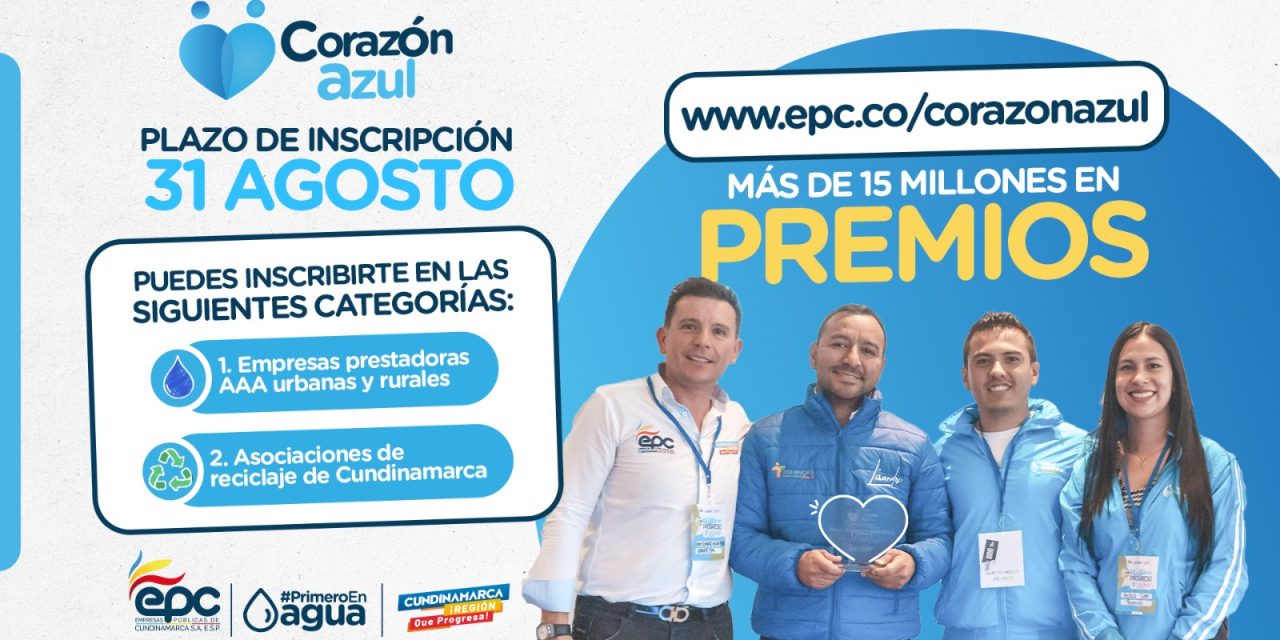 CORAZÓN AZUL, PREMIO AL COMPROMISO POR EL AGUA Y EL MEDIO AMBIENTE.