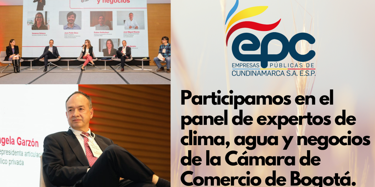 EPC Presente en el panel de expertos de Clima, Agua y Negocios.