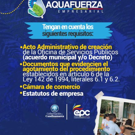 REQUISITOS AQUAFUERZA EMPRESARIAL