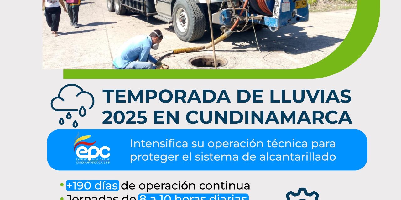 Empresas Públicas de Cundinamarca aumenta su operación técnica para mitigar emergencias causadas por la temporada invernal